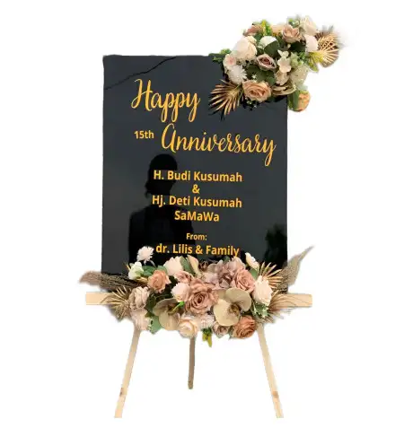 Papan Bunga Akrilik Doho